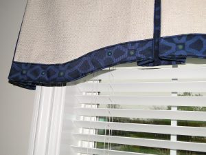 Custom Shaped Box Pleat Valance